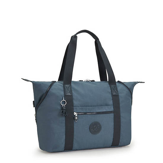 Torby Tote Kipling Art Medium Granatowe Szare | PL 1758IL